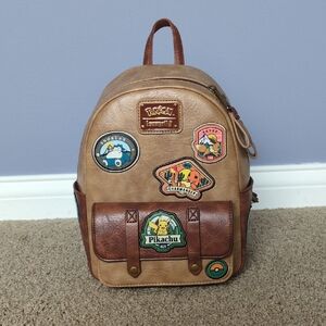 Loungefly Pokemon Camper Patch Backpack